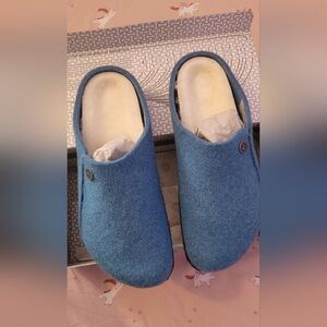 Birkenstock Blue Zermatt Rivet Clogs Size 38